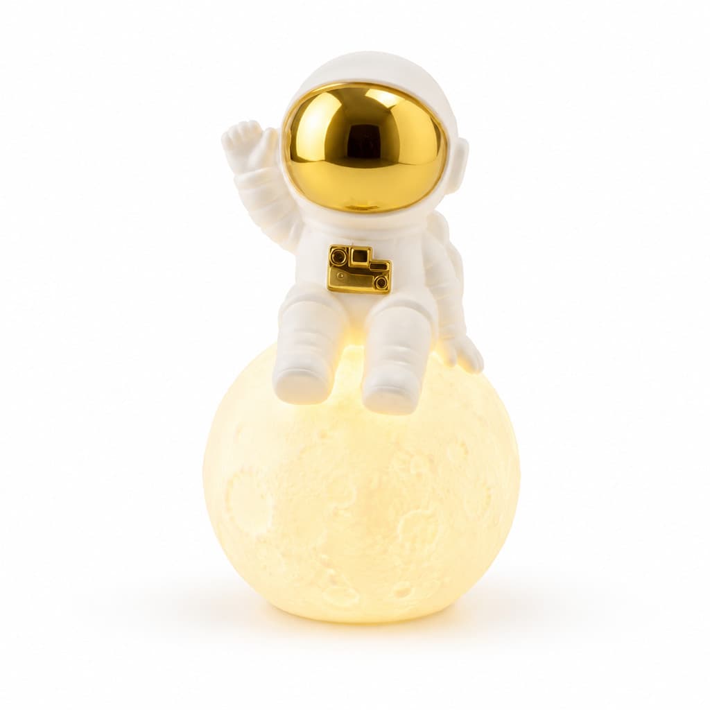 Luminária Astronauta Zein LED Sem Fio com Bateria Inclusa quarto infantil astrolight