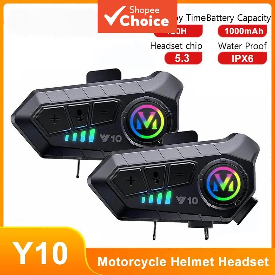 Fone de Ouvido para Intercomunicador de Capacete de Moto, Bluetooth com Redução de Ruído e à Prova d'Água IPX6