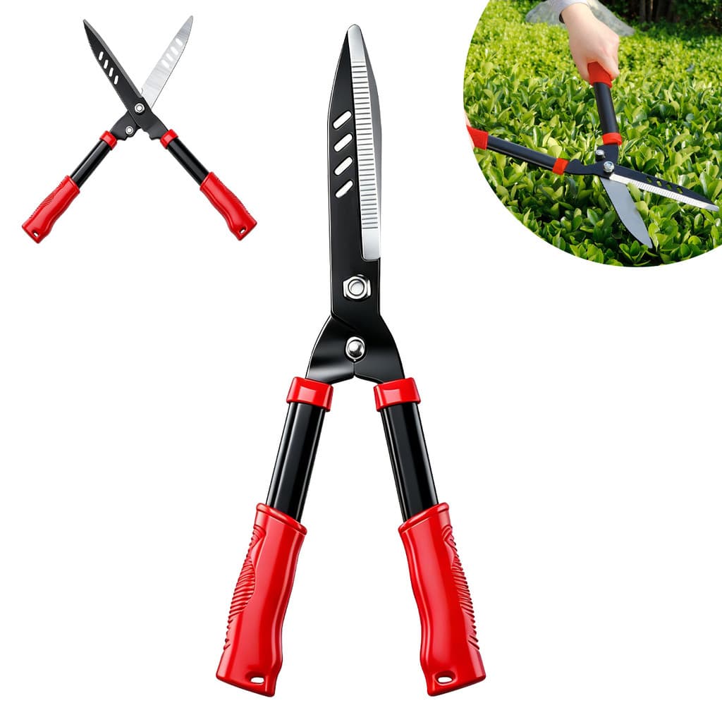 54cm Tesoura Poda Grama Jardim Cerca Viva Tesourão Profissional Resistente Ferramenta Jardinagem