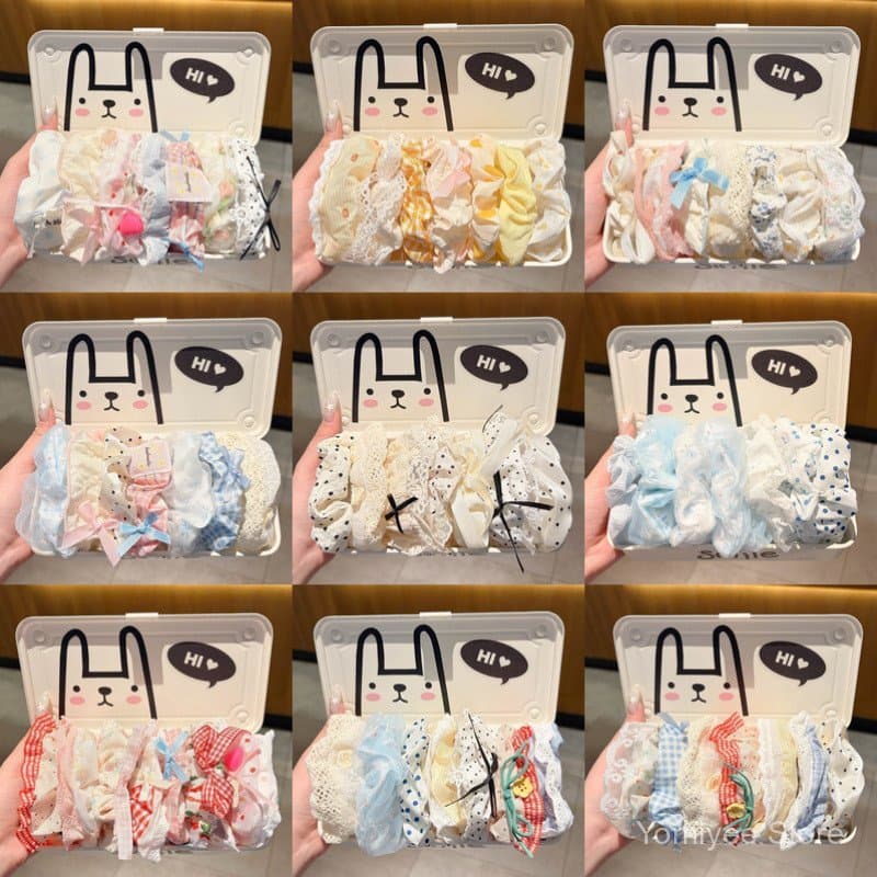 Elástico de cabelo de renda extra grande e de alta qualidade para mulheres, adequado para penteados presos, com um estil