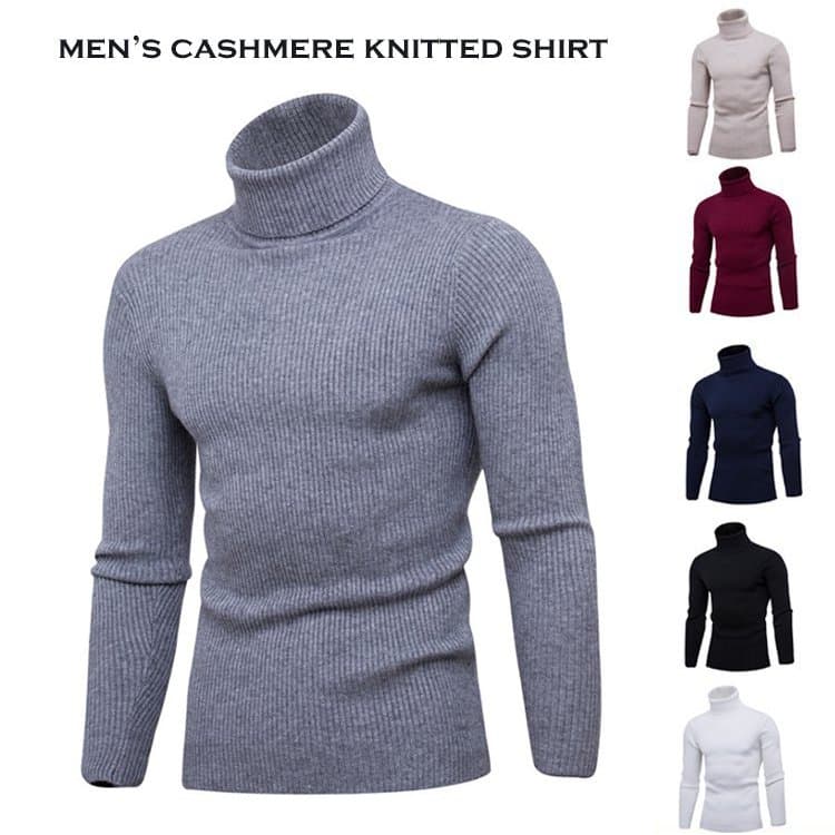 [Estilo Para o Inverno] Sweater Fashion Pullover Anti-pilling Protect Agat the Cold Pulôver Masculino/Confortável/Tricot