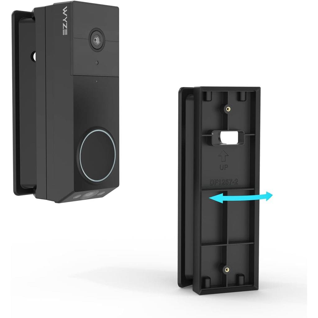 Suporte ajustável de 0 a 45 graus para ângulo esquerdo e direito, compatível com a câmera de vídeo WYZE Wireless Duo Cam