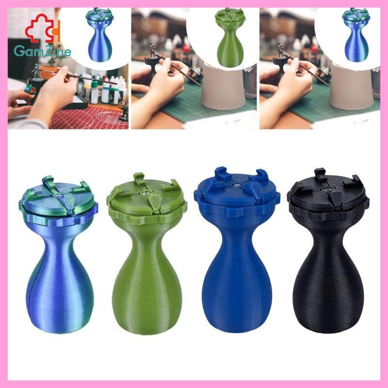 [lzdxwcke2] Alça De Pintura Em Miniatura , Suporte De Tinta Leve E Estável , Ferramenta De Hobby Para Bases De 20-50 Mm
