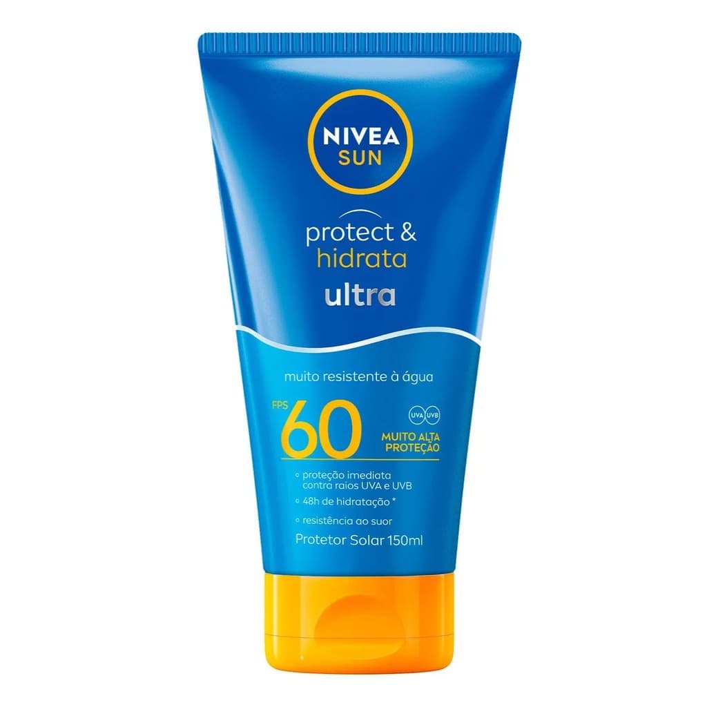 Protetor Solar Fps 60 Protect E Hidrata Ultra Nivea Sun 150m