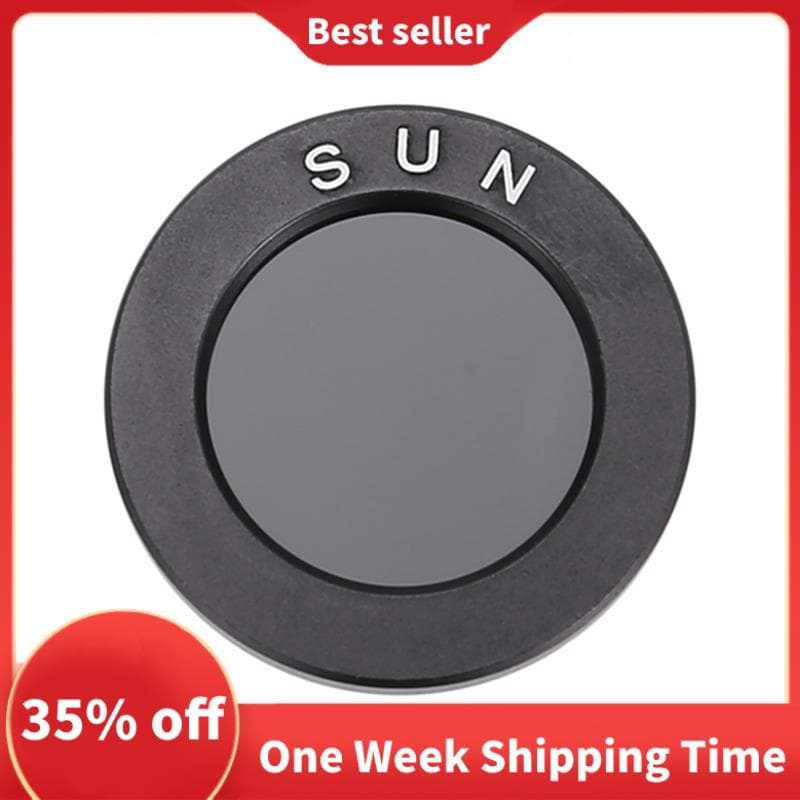 Filtro Solar Preto De 1.25 Polegadas , Acessórios Para Telescópio Astronômico , Lente De Vidro Óptico , De M28X0.6