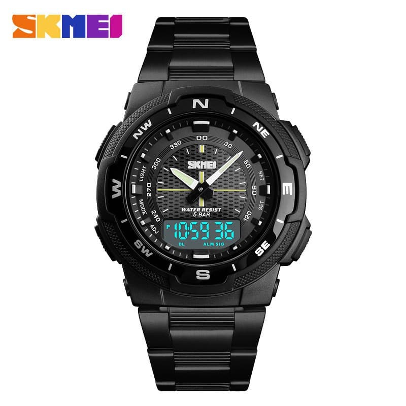 SKMEI 1370 Relógio De Pulso Masculino Multifuncional À Prova D'água