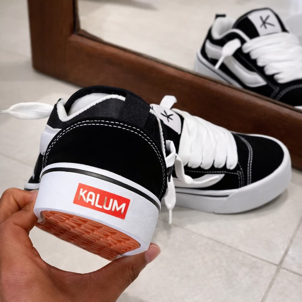 Tênis Unissex Branco Casual Solado Alto Design Atual Conforto Leve 34 a 43