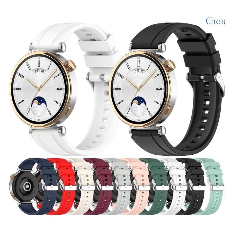 Chos Pulseira Para Relógio Gt4 41mm 46mm Silicone Pulseiras Substituição Masculino Feminino