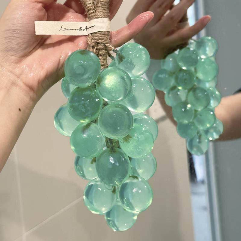 Sabonete de cristal artesanal, formato de uva, corda inteira, aromaterapia doméstica, lavagem das mãos, fragrância de lo