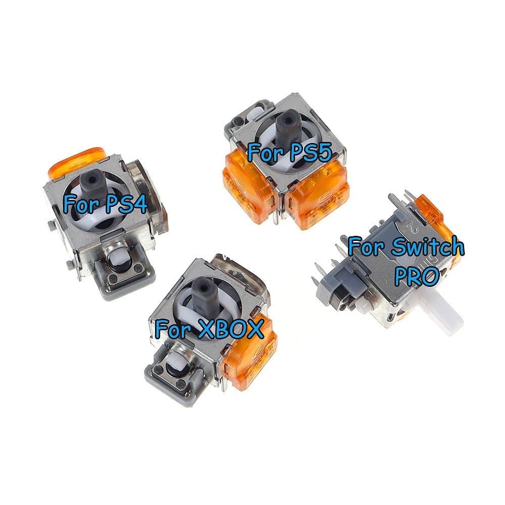 Conjunto De 2 Peças De Kit GINFULL Original TMR Com Efeito Hall 3D Simulado , Adequado Para PS5/PS4/Xbox/Switch