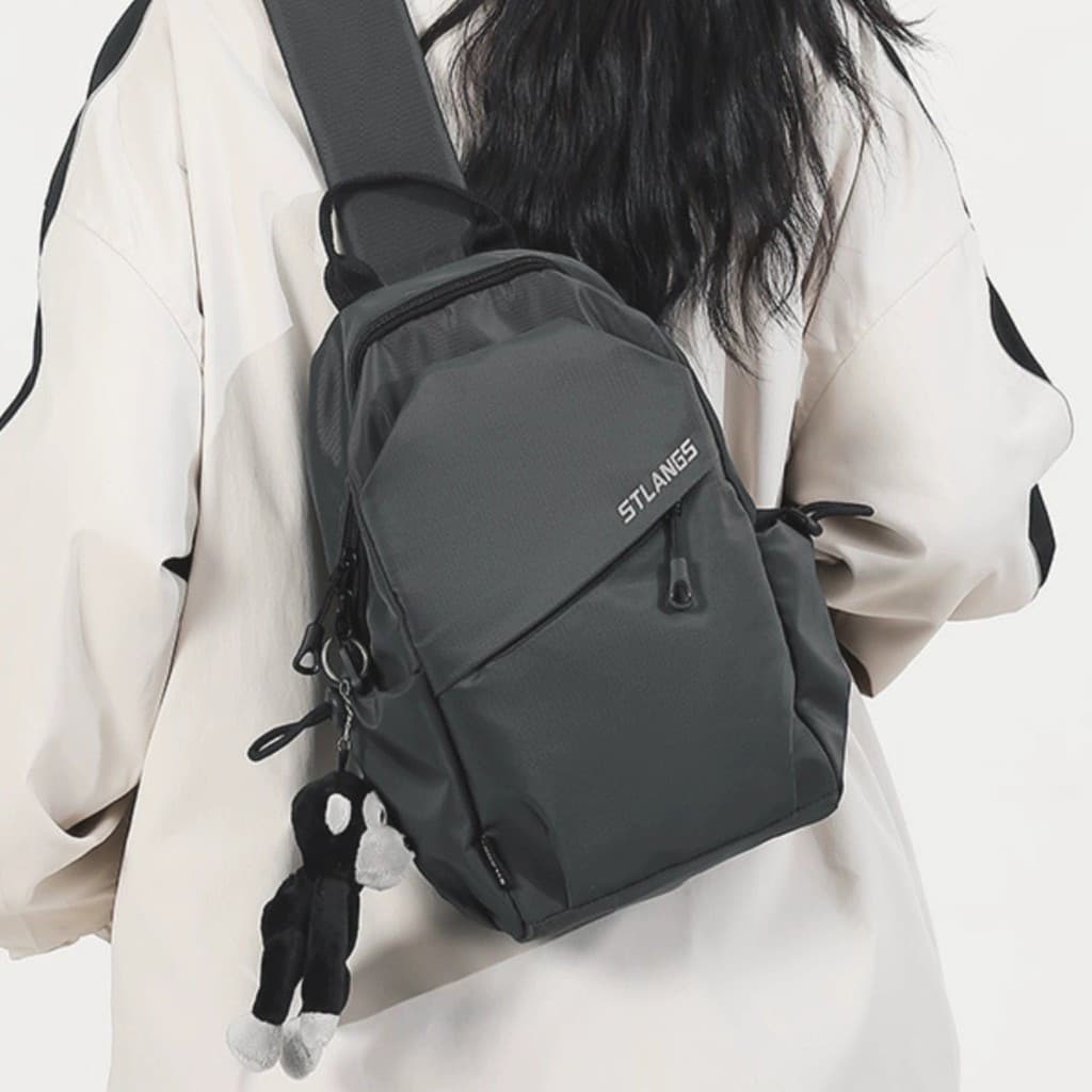 Bolsa transversal masculina, mochila pequena masculina, bolsa de peito, bolsa esportiva feminina para motociclismo GRNC