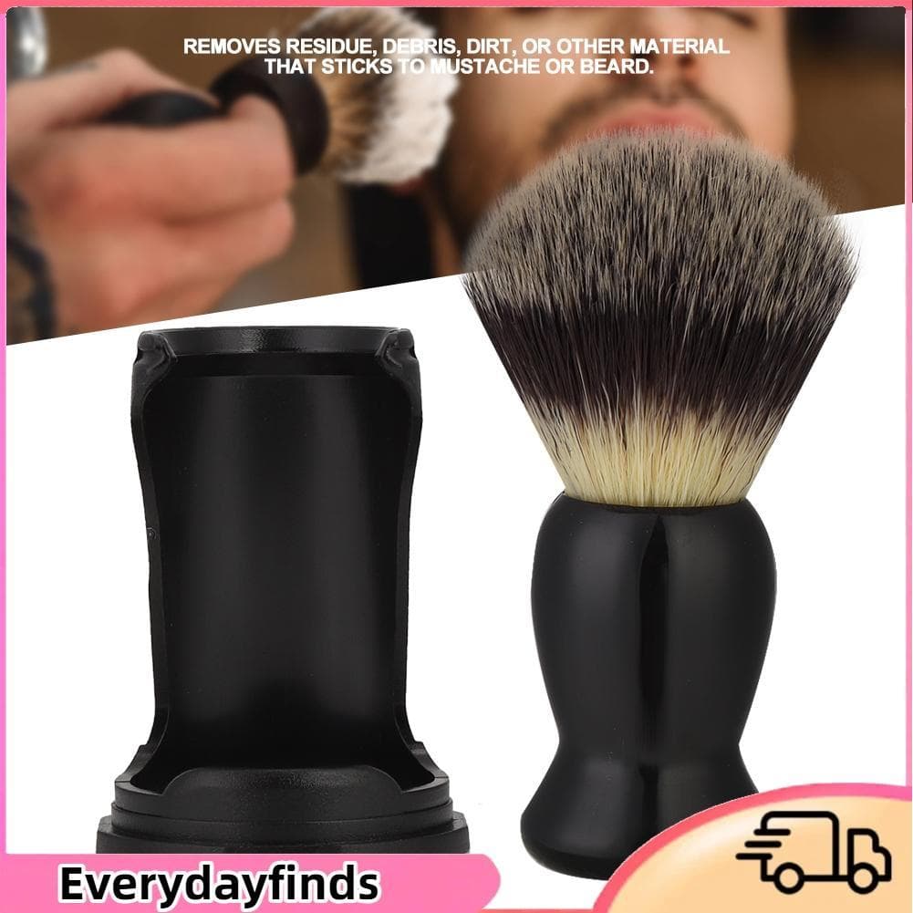 Everydayfinds-br Everydayfinds-br Conjunto de barbear kits profissionais escova + suporte de escova suporte de escova