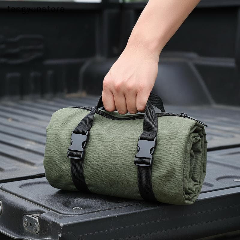 Bolsa De Ferramentas Multifuncional Para Reparo De Veículos , Lona Resistente , Organizador De Armazenamento À Prova D'á