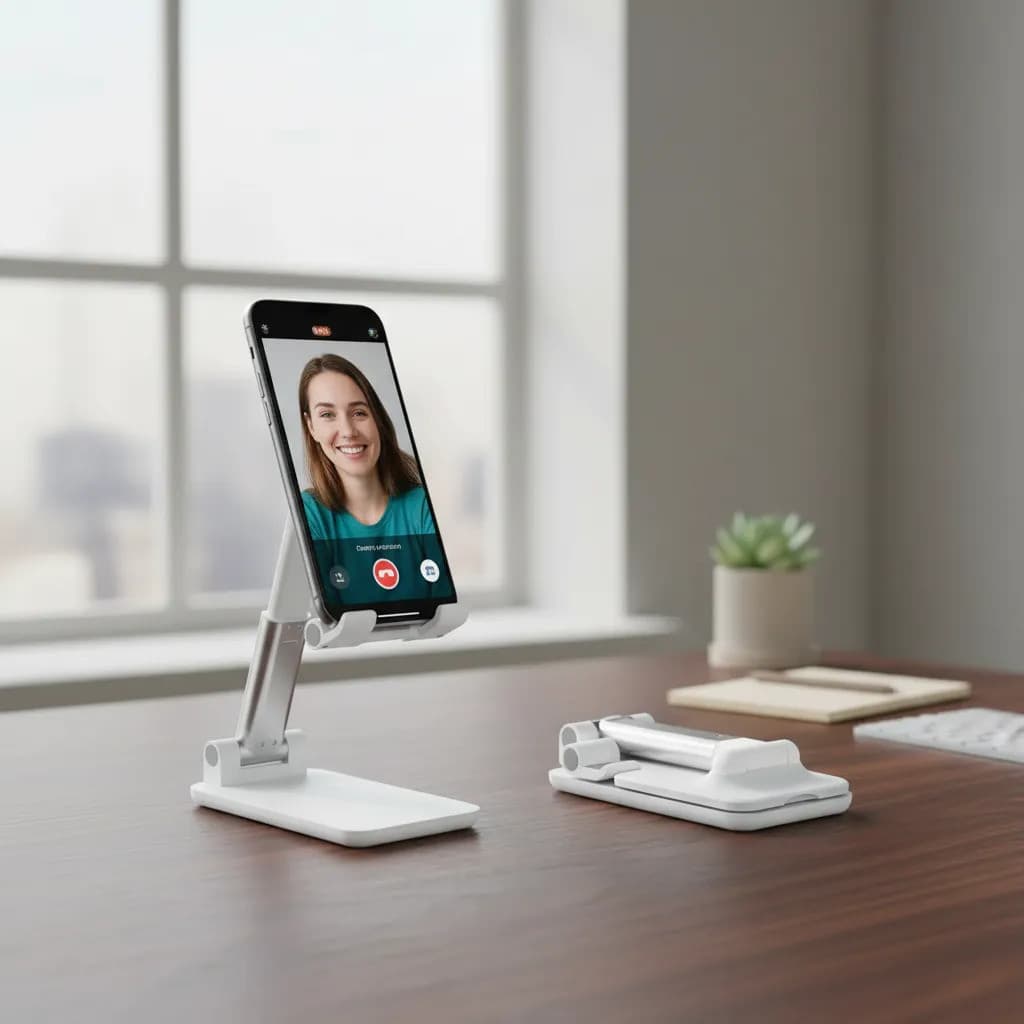 Suporte Universal De Celular Tablet Mesa Escritório Portátil