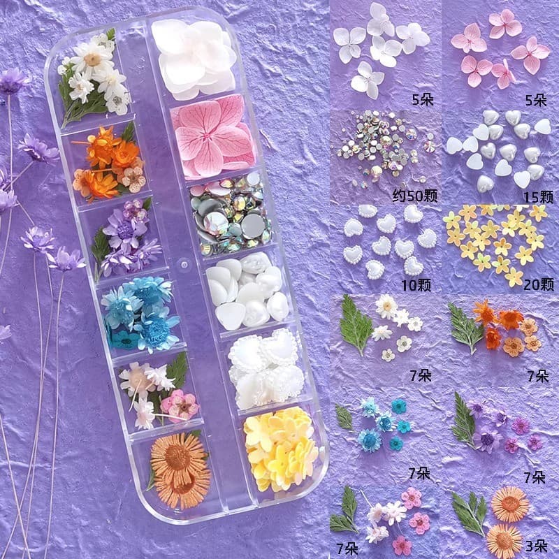 [Estoque pronto] Flores secas no rosto Borboleta Maquiagem Adesivos para rosto Adesivos de lantejoulas para rosto Decalq