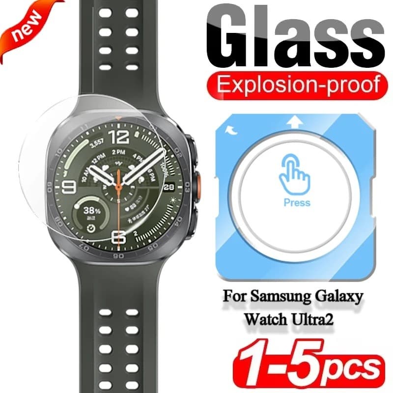 Película Protetora De Vidro Para Galaxy Watch Ultra 2 2026 Protetor De Tela Premium Durável HD Acessórios De Filme Anti-