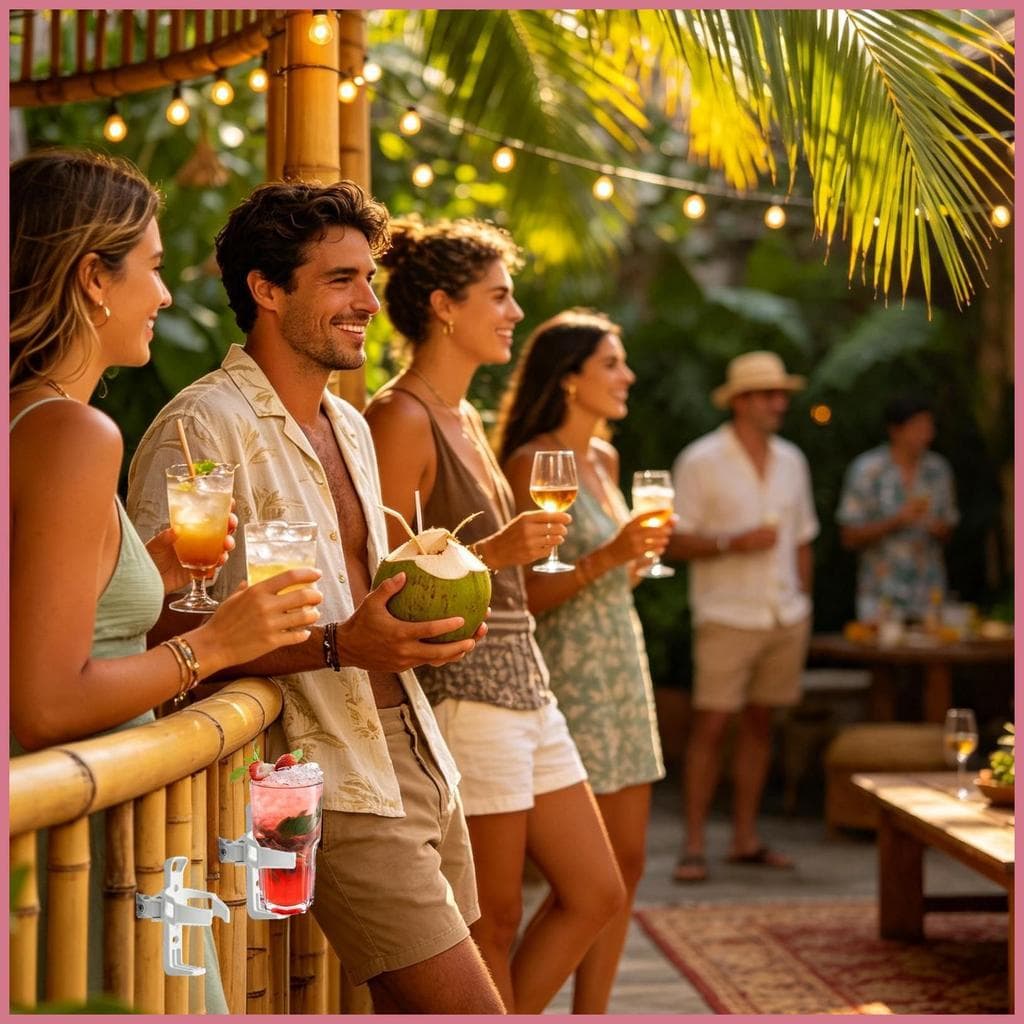 Suporte Para Bebidas De Piscina , 4 Peças , Guarda-Chuva , Garrafa De , Deck De Armazenamento , Jardim Ao Ar Livre , Cas