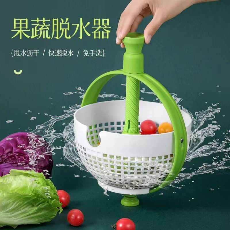 Cesto escorredor para pia de cozinha, centrífuga rotativa para vegetais, desidratador de frutas e saladas, escorredor ro