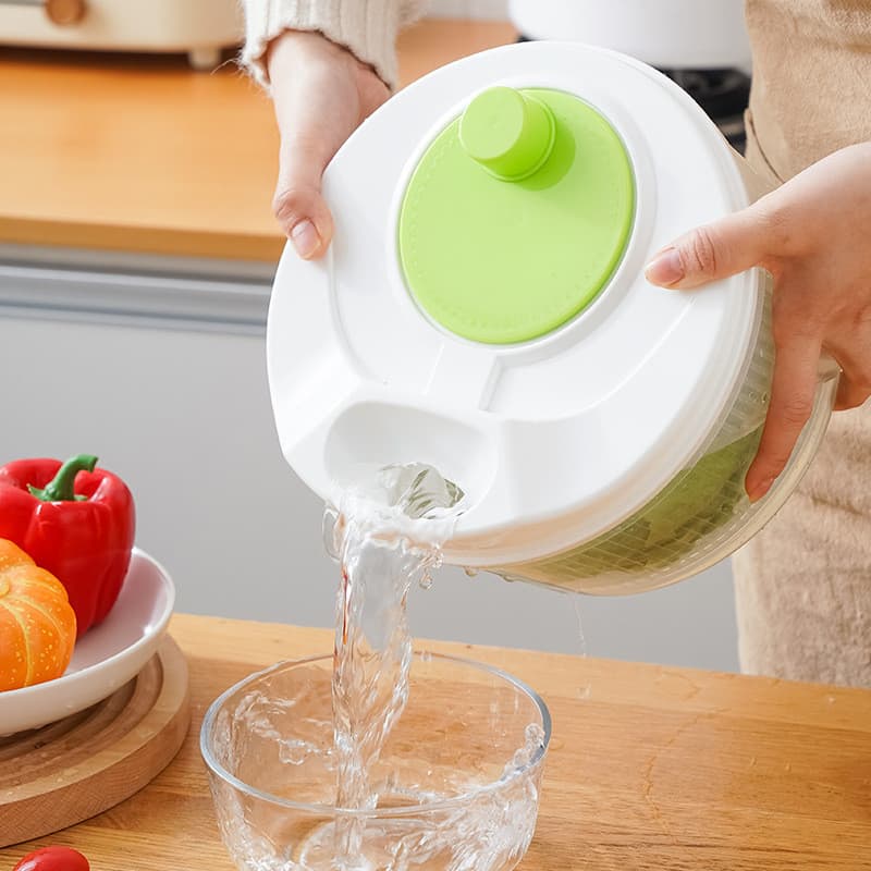 Centrífuga de Salada Multifuncional para Uso Doméstico, Lavador e Desidratador de Vegetais, Centrífuga de Frutas, Cesto