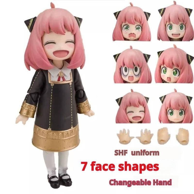 Articulado SHF Spyfamília SPY X FAMILY Anya Forger Action Figure Bonco