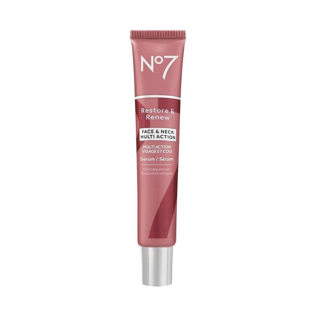 Sérum Multi-Ação No7 Repair & Renew (para Rosto e Pescoço) - Sérum Anti-Envelhecimento para Firmar e Levantar o Pescoço