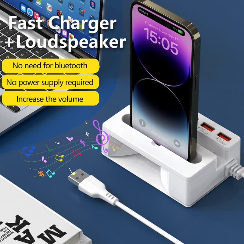 Conversor USB Carregador Rápido Extensão Docking Station Multi-Porta Amplificador De Telefone Uma Para Muitos Explosão