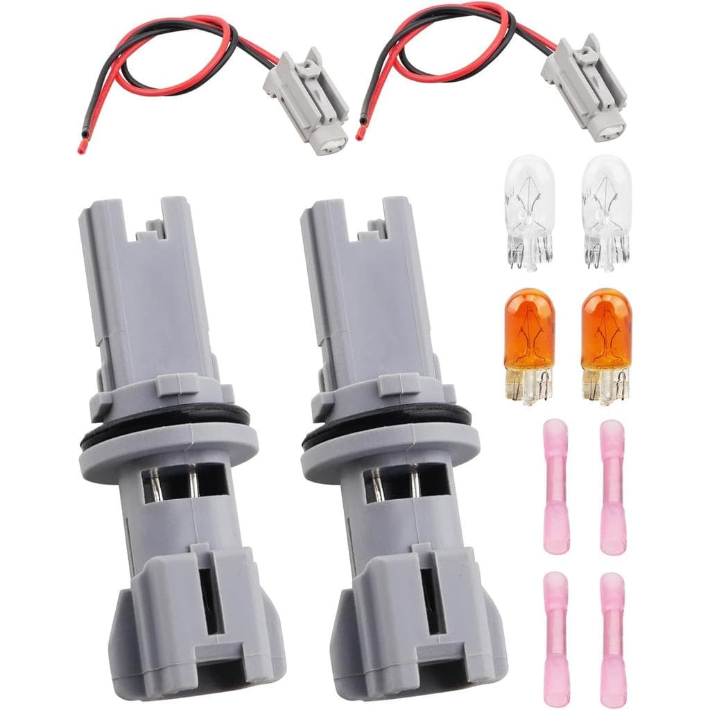 2 Peças de Soquete de Lâmpada de Sinalização com Lâmpada, Compatível com Nissan Xterra, Altima, Maxima, Frontier, Pathfi