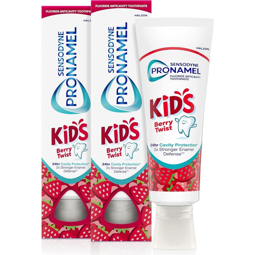 Pasta de Dentes Sensodyne Pronamel Kids, Pasta de Dentes com Fluoreto Anticárie, Proteção contra Cáries e Esmalte, para