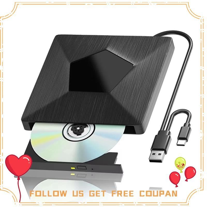 Queimador De Unidade Bluray Externo 3D Portátil Óptica Externa BD/CD/DVD Drive Player Para PC Laptop p75h1kd1lf.br