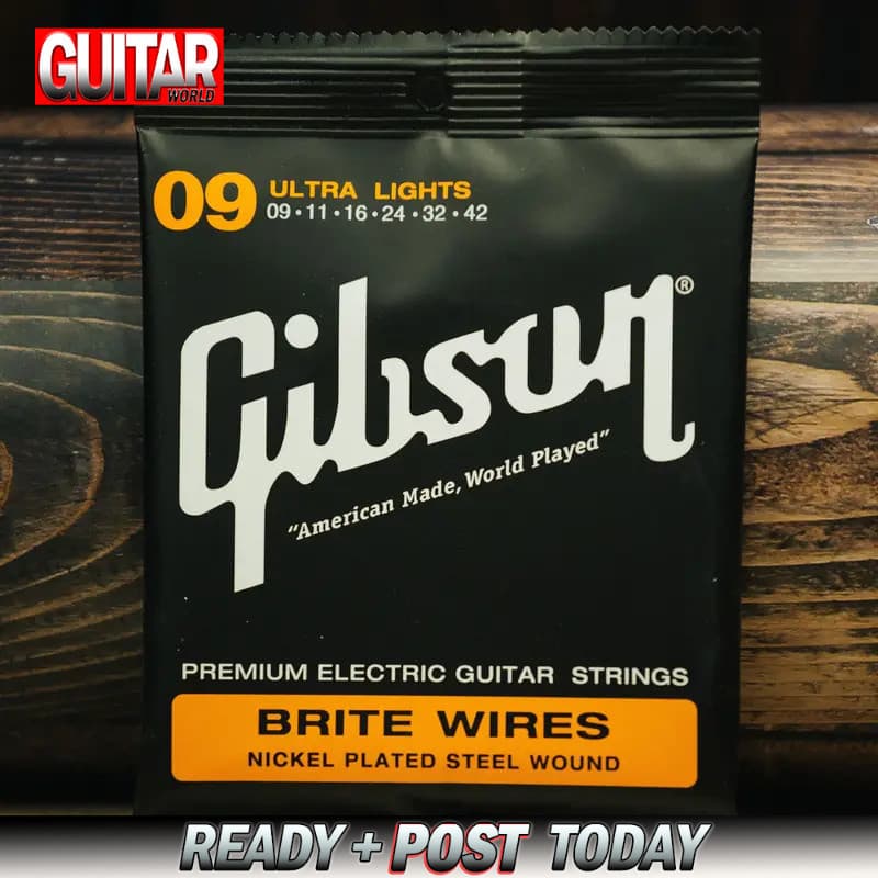 Cordas De Guitarra Elétrica Gibson Liga De Bronze De 6 Para Tom Aprimorado Durabilidade De Longa Duração