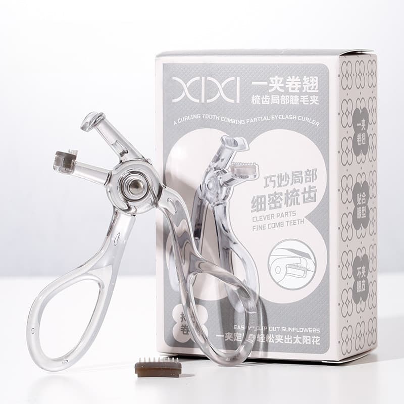 Modelador de cílios de dente grande angular, dispositivo Natural de ondulação de longa duração para criar cílios de gira