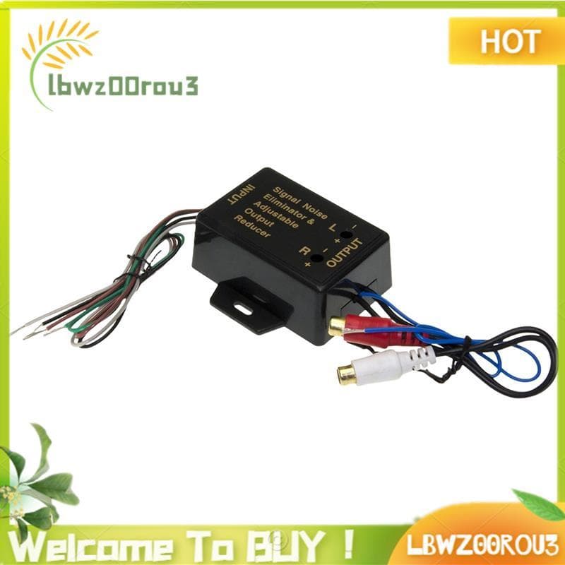 Conversor De Nível Alto/Baixo , Para De 2 Vias , 12-24V ,-Falante De Carro Áudio , Adaptador Ajustável De 40W