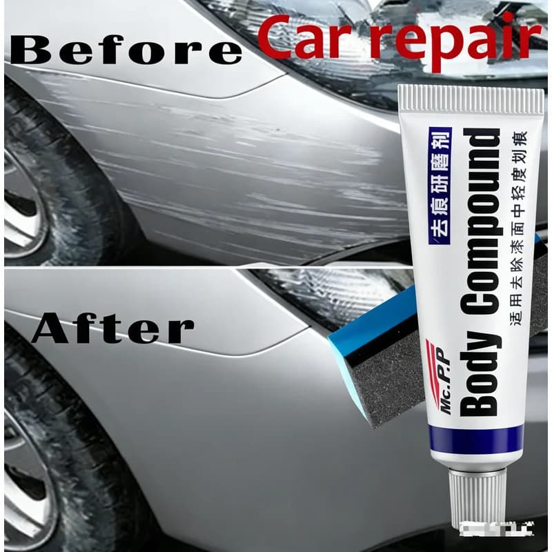 Removedor De Arranhões De Pintura De Carro Composto De Polimento Rápido Universal Auto Corpo Redemoinho Reparação Pasta