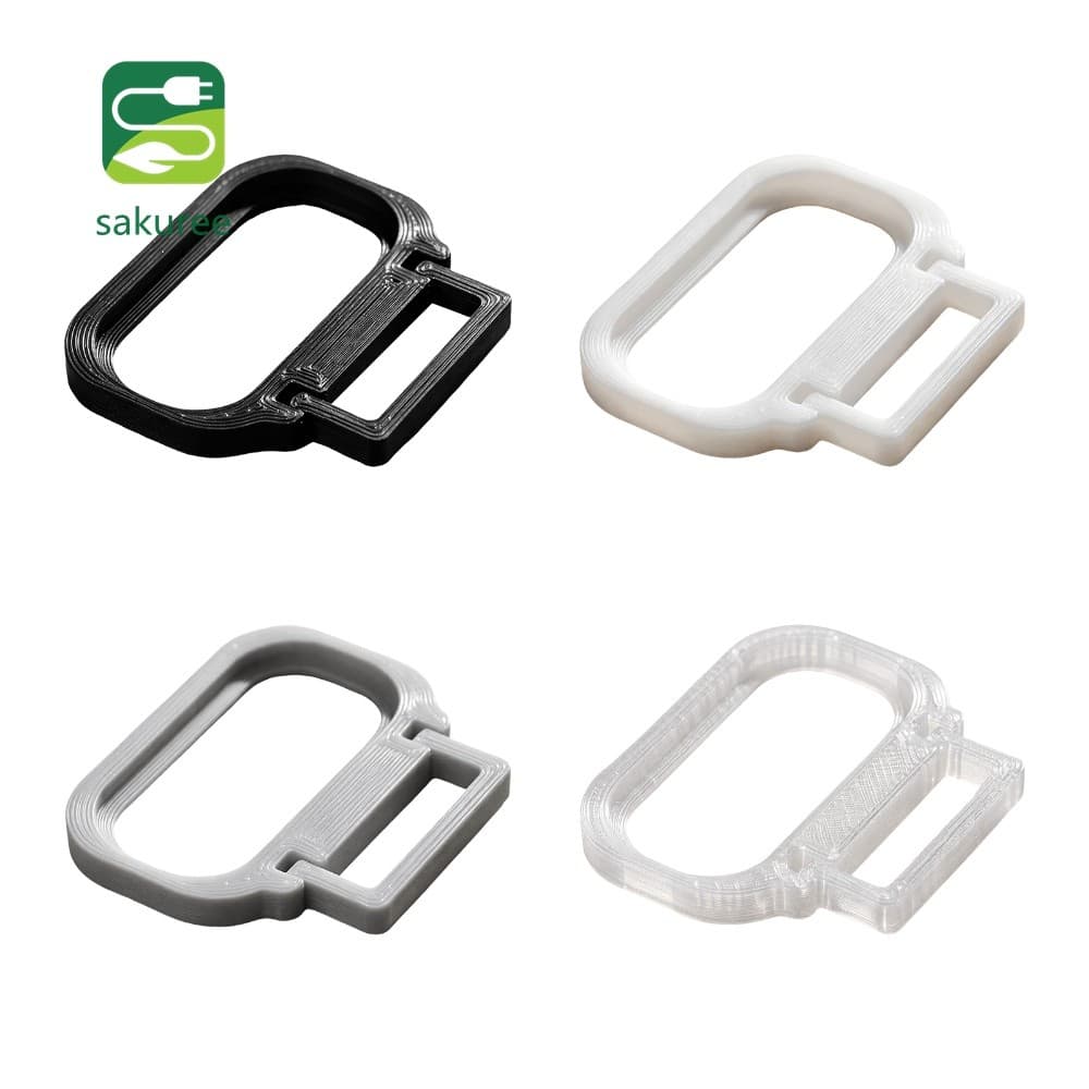 Para Fitbit Ar Universal 18mm Adaptador De Banda De Relógio PLA Cinta Conector Suporte Montagem Preto Branco Cinza