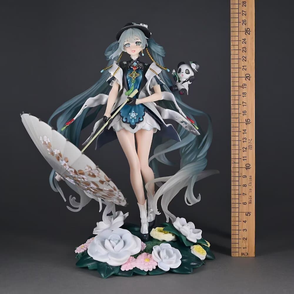 Miku Panda hatsune miku hatsune tem você 2021 menina bidimensional estilo chinês ornamentos figura em caixa