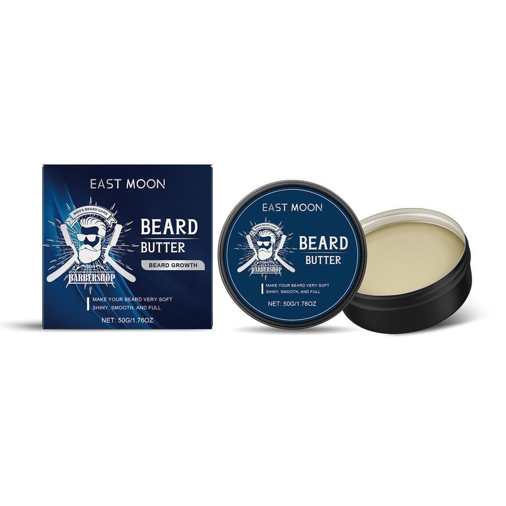 Óleo Hidratante para Barba de Sândalo EastMoon para Homens nutre, hidrata e repara barbas frisadas de forma suave.