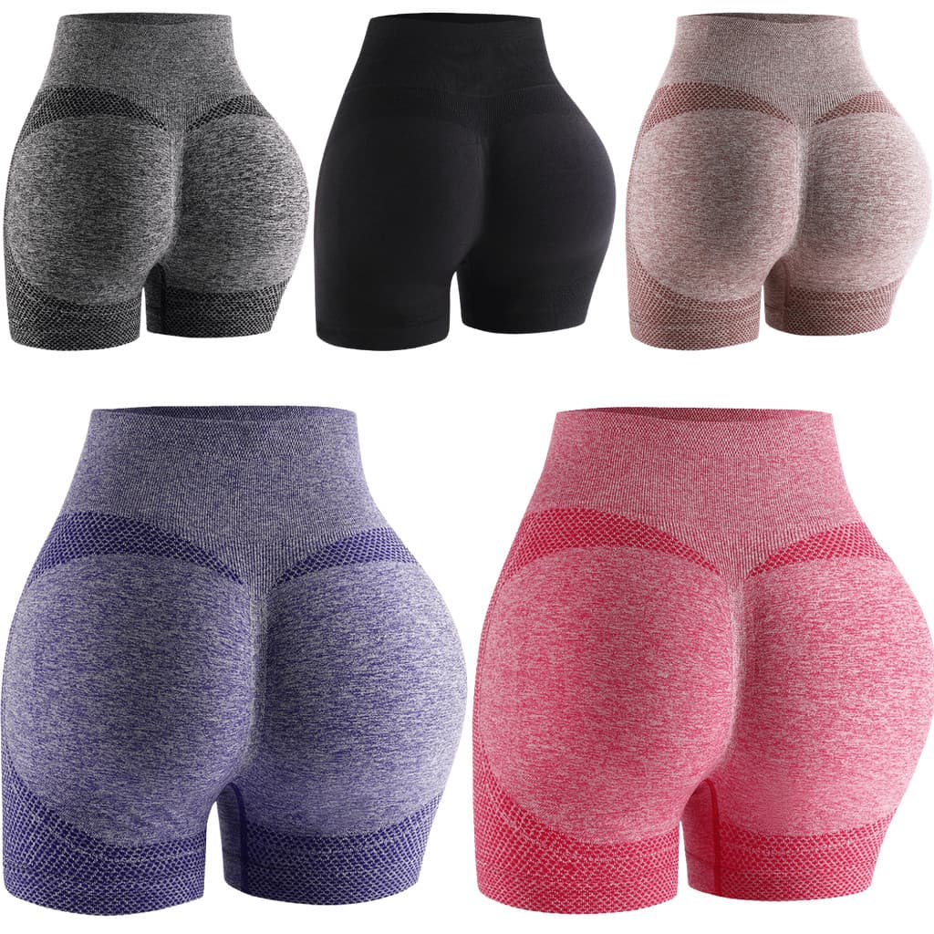 Short Feminino Compressão Cintura Alta Empina Bumbum Yoga Pilates Corrida