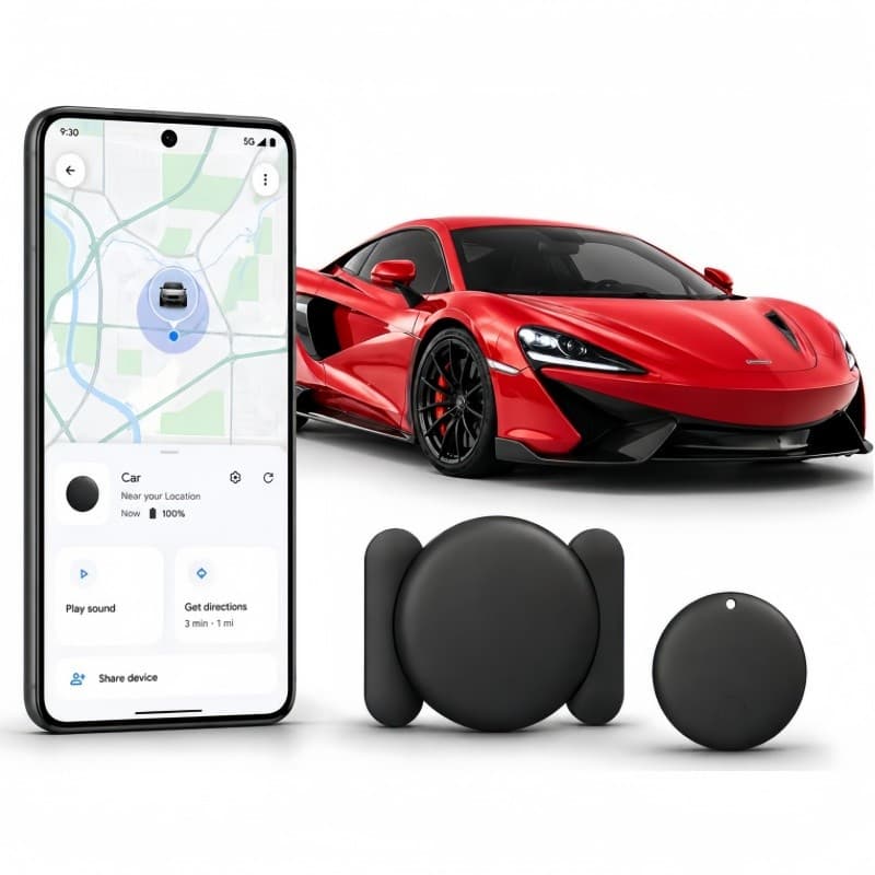 Localizador Inteligente Tag Google Find My Device Rastreador Bluetooth para Android Chave Mochila Pet