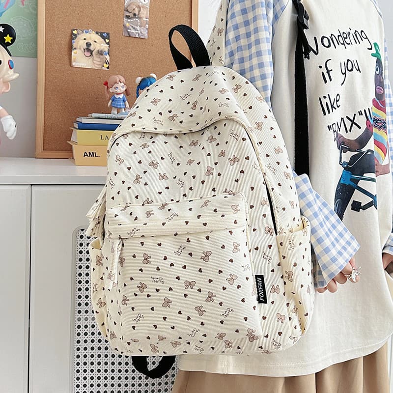 Mochila escolar estudante universitário feminina mochila estudante do ensino médio outono inverno mochila feminina viage