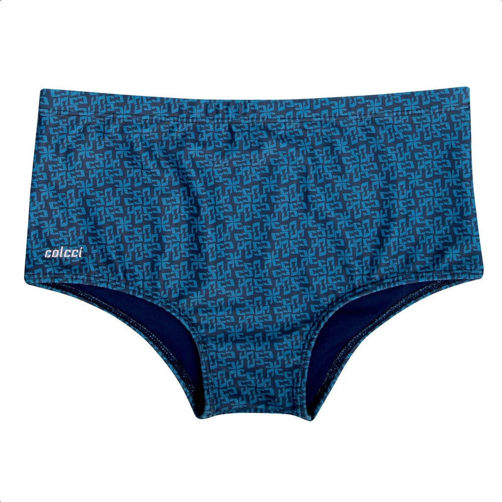 Sunga Colcci Logo Estampada Azul Marinho - Masculina