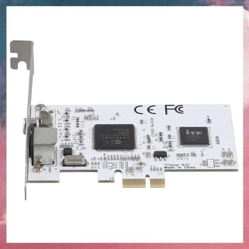 (Rjqx) Placa De Expansão PCIE Para AV Vigilância HD 640X480 Resolução Captura De Vídeo Imagem