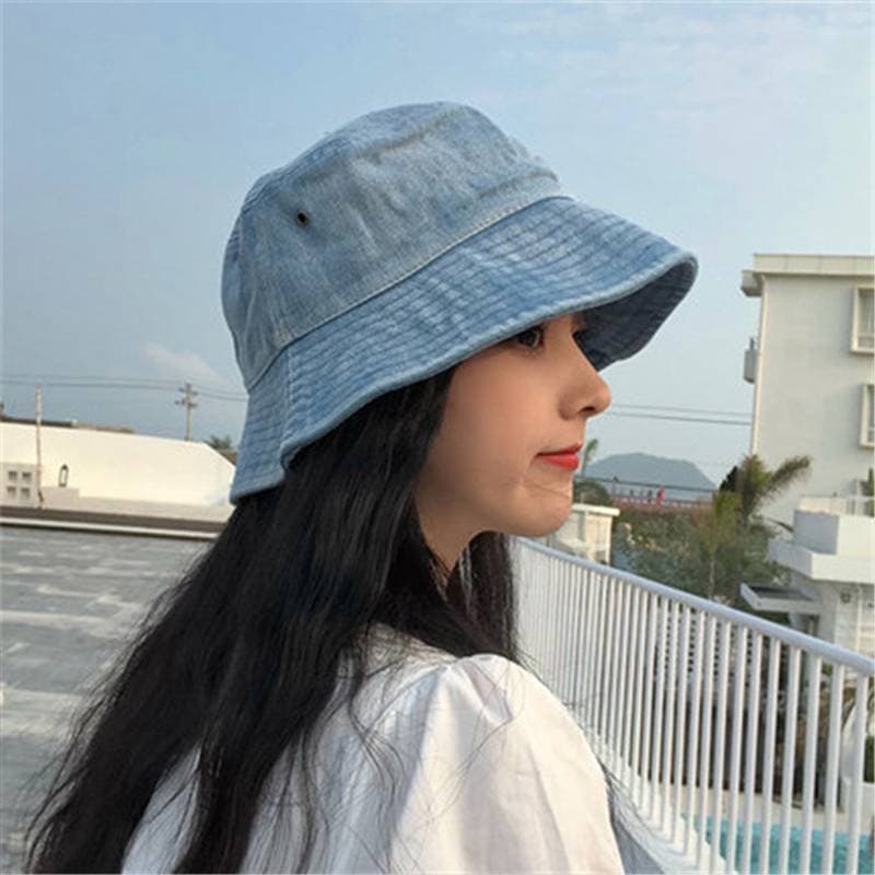 BH-TOY Chapéu De Pescador De Cowboy De Aba Grande Estilo Coreano Masculino E Feminino Primavera Verão Fino Ins Sol Japon