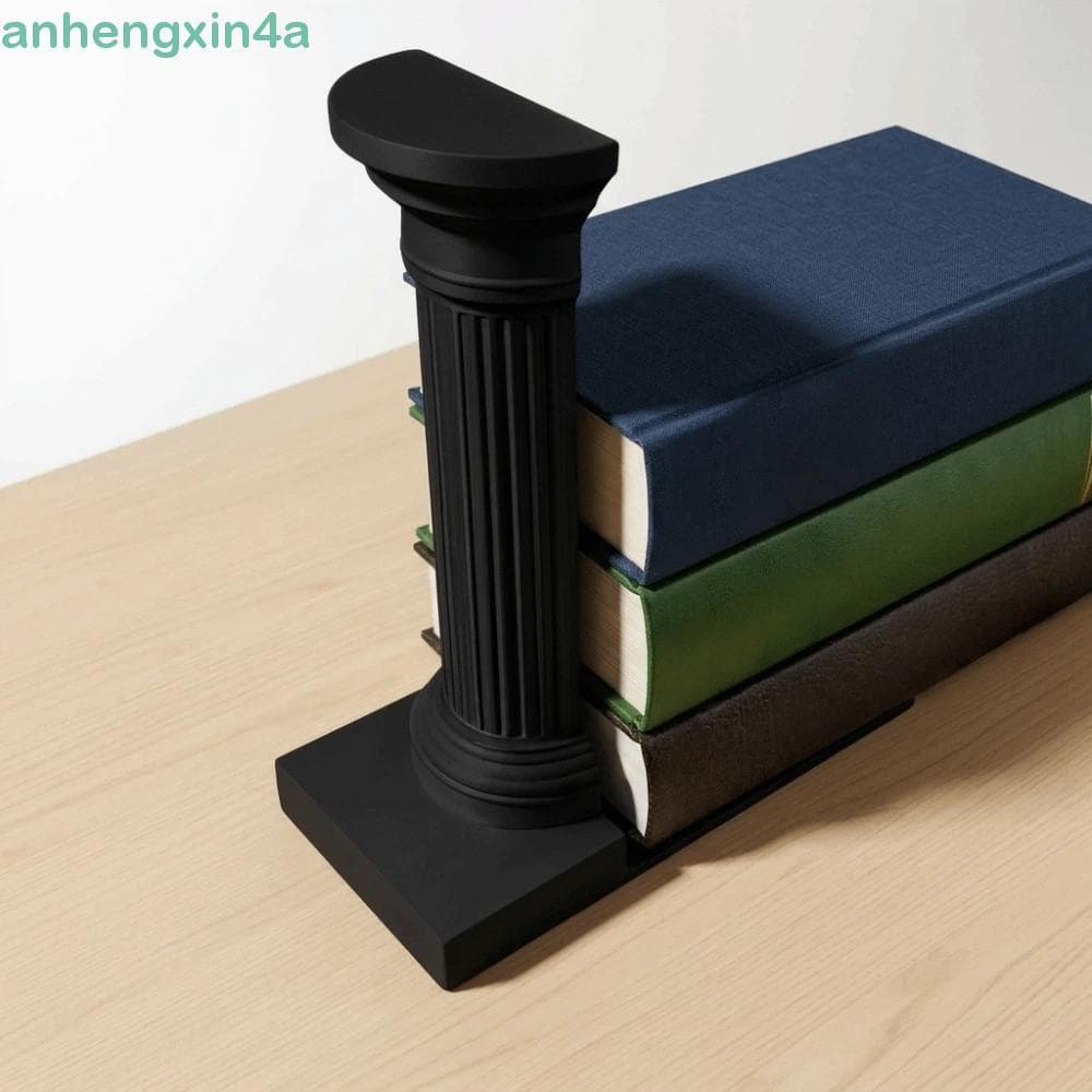 ANHENGXIN 1 Par De Extremidade De Livro De Coluna Romana , Suporte De Livros Estilo Arquitetura Estável Em Forma De L ,