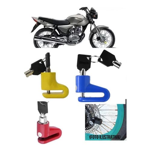 Trava Para Disco De Moto Cadeado Para Moto Lk-bl09