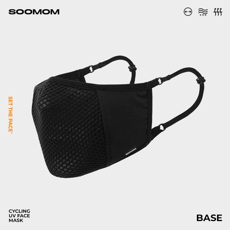 SOOMOM | BASE Protetor Solar Ciclismo Máscara Respirável Anti-Insetos Unissex Bicicleta Esportes