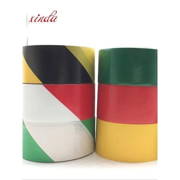 Fita Anti-poeira Fita de advertência de PVC Fita Zebra Fita de piso Fita adesiva de marcação de linha Largura 45mm Multi