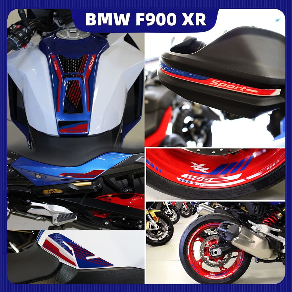 BMW F900 XR 2025 - Adesivo 3D para tanque de combustível de motocicleta, acessórios de proteção antiderrapantes e antide