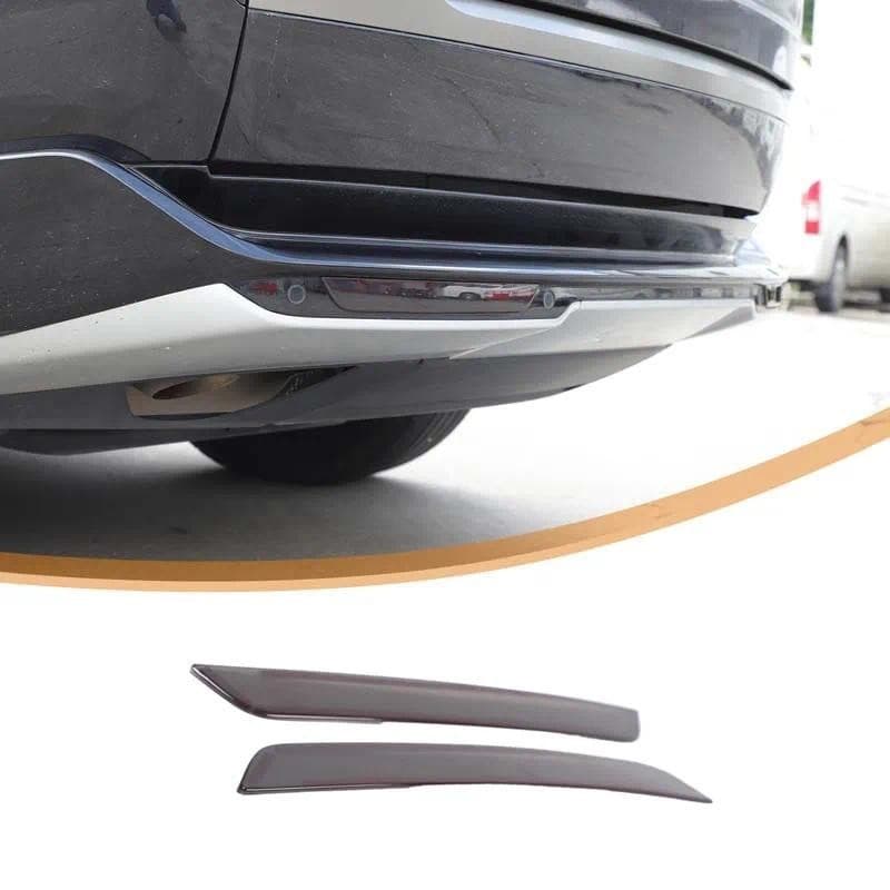 Para Land Rover Range Vogue 2023-2024 ABS Transparente Cinza Luz De Nevoeiro Traseira Do Carro Lâmpada Fumaça Guarnição