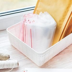 PakomatZipBeutel100 peças, sacos com zíper, fecho de pressão, adequados para sacos feitos de diversos materiais, sacos d