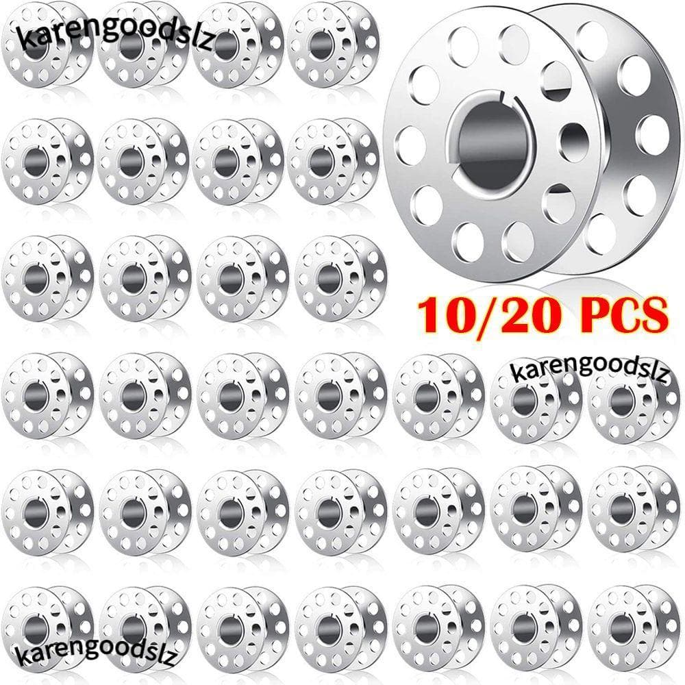 KARENGOODS 10/20 Pcs Carretel De Ferro Artesanato DIY Vestuário Bobinas Vazias De Metal
